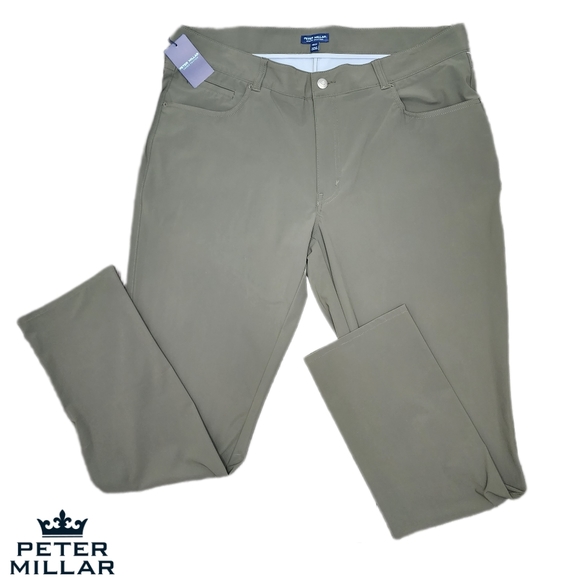 Peter Millar Other - Peter Millar Mens Size 40 NWT Olive Green Bingham Performance Five-Pocket Pant